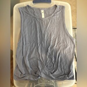 ALO Yoga Periwinkle Wrap Tank - Size L